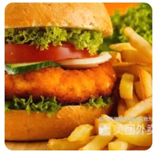 Chicken Burger Chips