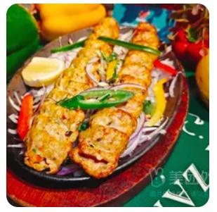 Malai Seekh Kebab