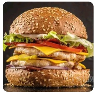 Double Chicken Burger