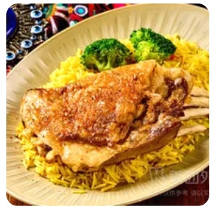 Slow cooked lamb