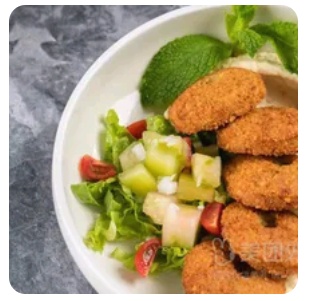 falafel with hummus