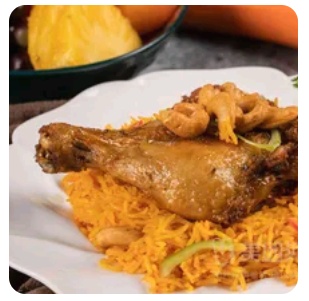 Rice with Chicken Leg