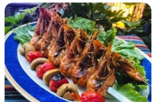 Grilled Tiger Prawns