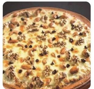 Chocolate Nut Pizza