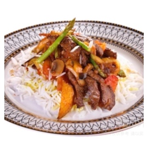 Beef in Mushroom Cream