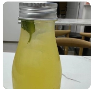 Turkish mint lemonade