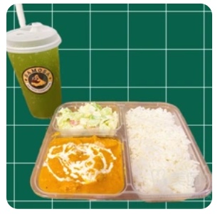 Butter chicken curry combo