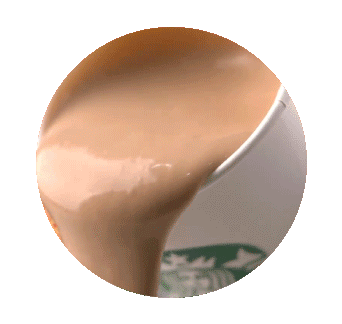 Donkey rolling flavor thick glutinous latte