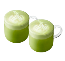Double matcha latte