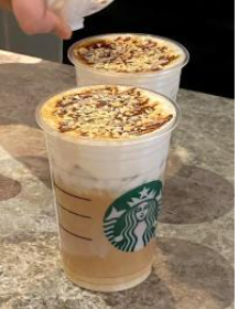  Hazelnut Almond Latte Extra Venti