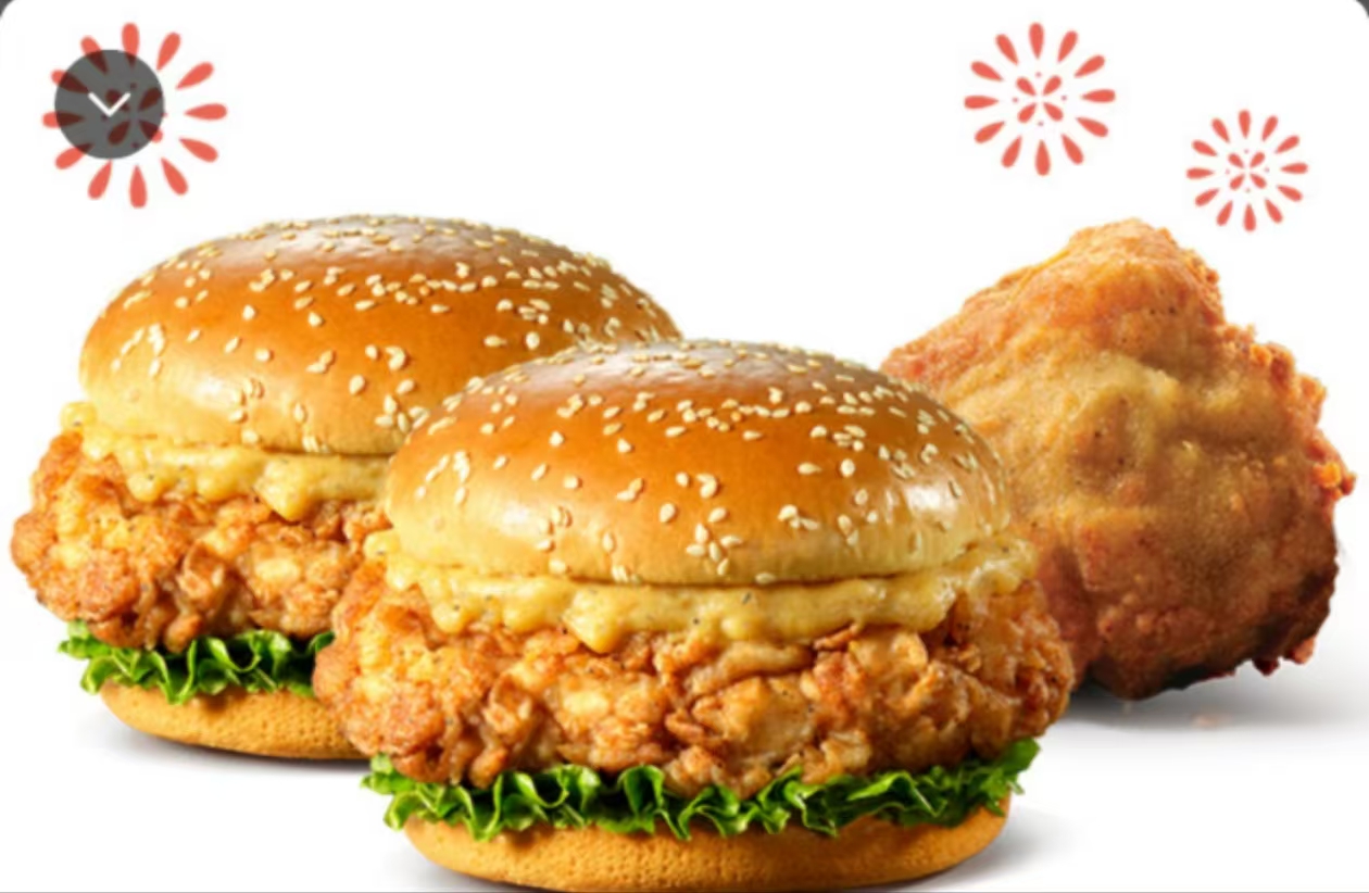 Spicy Chicken/McFish/McChicken/Multiple Bamboo ShootsRoll/Cheeseburger