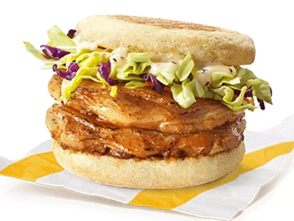 Double Original Grilled Chicken Fillet Burger + Snack + Large Soy Milk