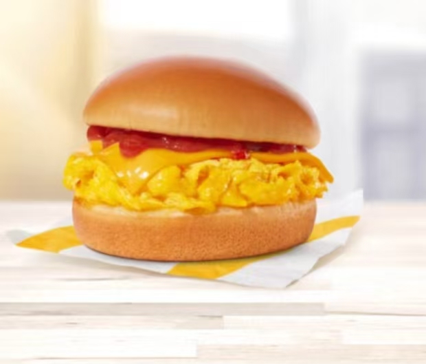 Cheese Fried Double Egg Burger Combo + Drink