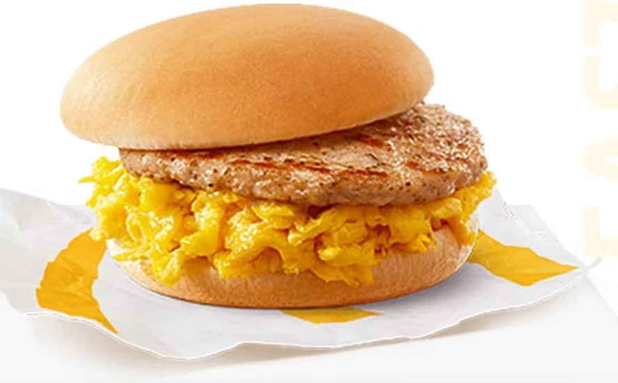 Pork Patty Fried Double Egg Burger +Snack+ Ceylon Black Tea