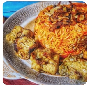 Wood-fired Chicken Breast with Arabian-style Rice (Small)
