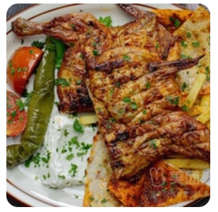 Wood-smoked BBQ Chicken with Spicy Pancake