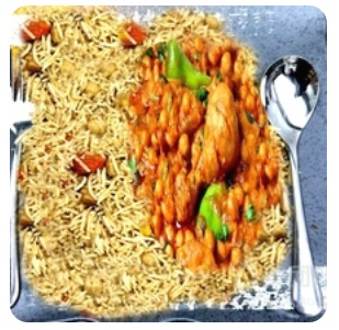Chickpea Chicken Rice