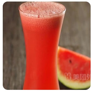 Fresh watermelon juice