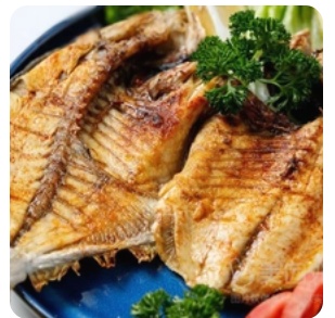 Grilled Pomfret Fish