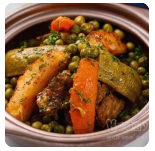 Lamb tajine with vegetable