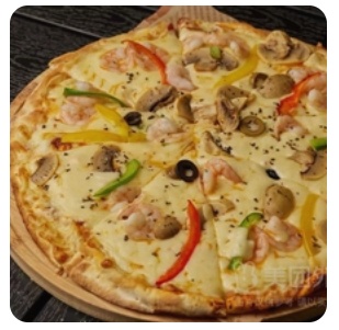 Sea food pizza