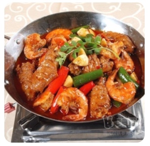Dry Pot Shrimp with Wings