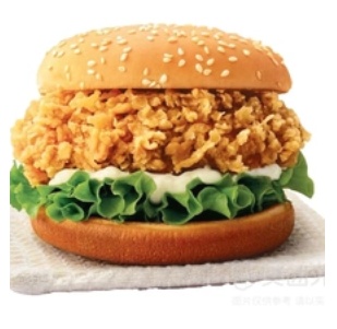 Spicy Chicken Burger + Chicken Roll + Coke