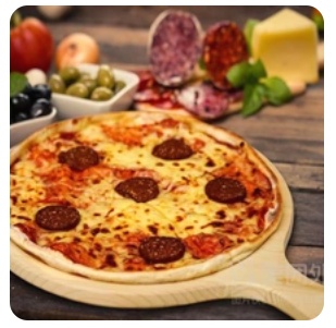 Pepperoni pizza L