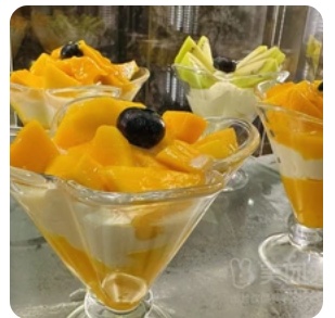 Mango with Cream cup