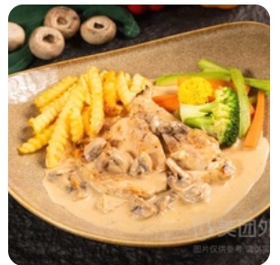 Mushroom Chicken Steak