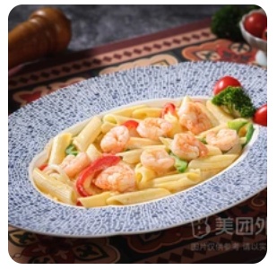 Shrimo cream penne