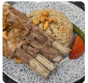 Lamb chop rice