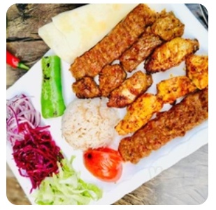 Mixed kebab for 1pax