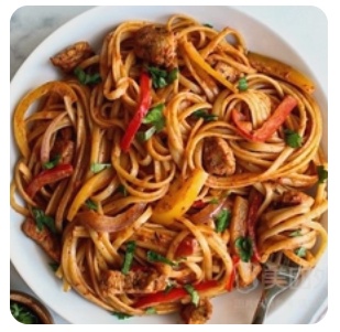 Chicken spicy spaghetti