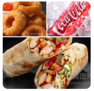 Chicken rolls1 Snack combo