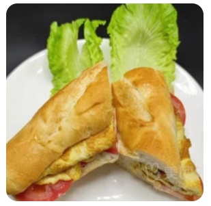 Egg Pancake Sandwich