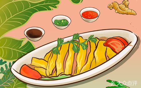 Hainan chicken rice meal for one