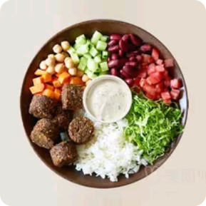 Falafel Vegetable Rice
