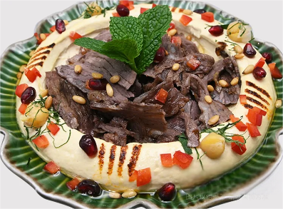 Hummus and Meat