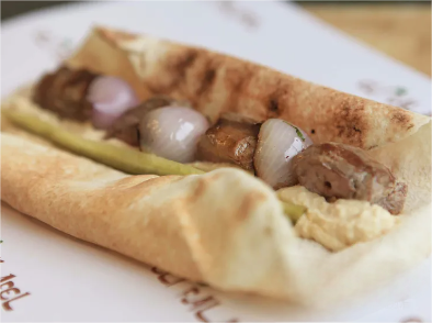 Lamb Kabab Wrap