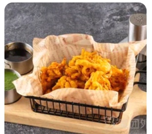 Onion bhajia