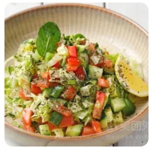 Thin Sliced Salad with Onion