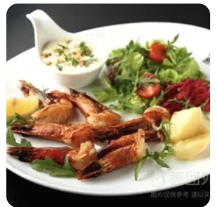 Grilled Shrimp with Garlic Sauce