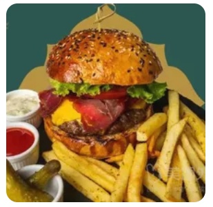 Burger Pasha Burger (Turkish-style)