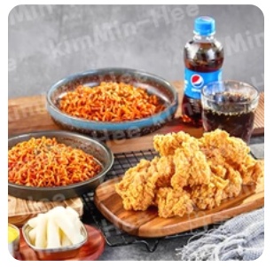 Double Meal with Noodles and Chicken