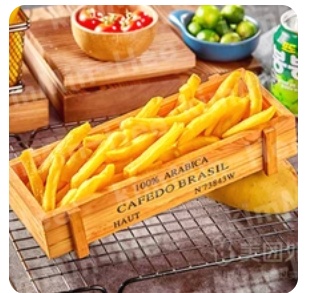 Large Portion of French Fries