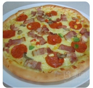 12-inch Meat-filled Pizza